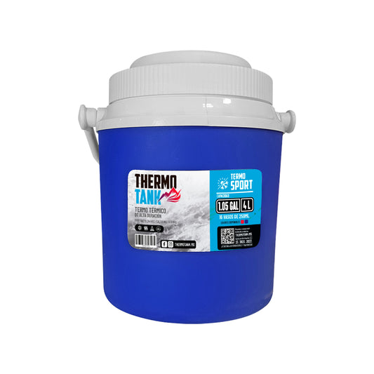 Termo De Galón Thermo Tank 4 Litros / 1.05 Gal | Azul