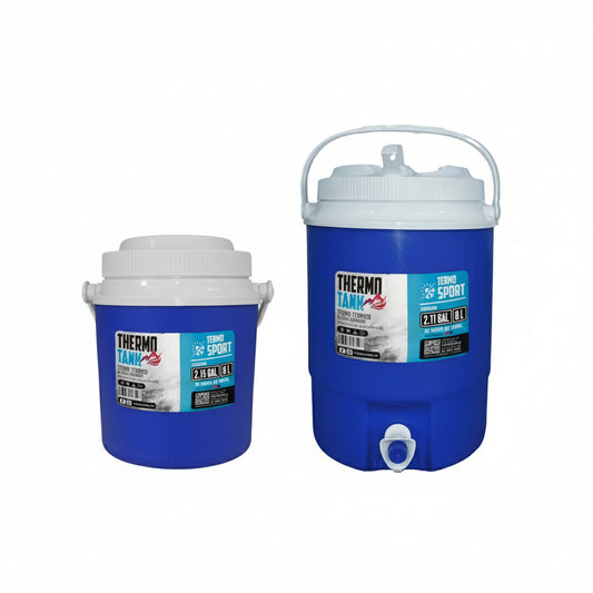 Pack de Termos de Galón Azul 8L + 4L | Thermo Tank MX